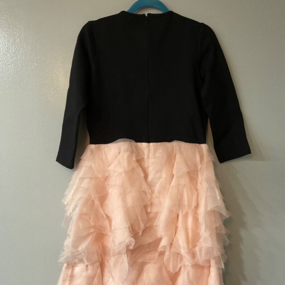 Ellie Makir New York Women's Size Small Fit & Flare Black & Pink Dress